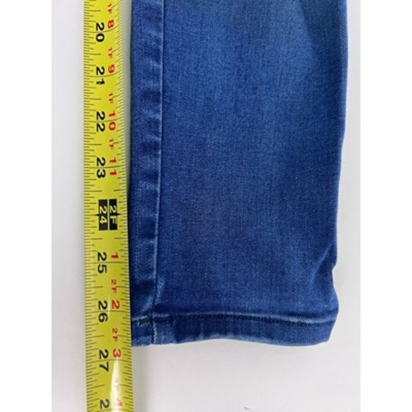 James Jeans Blue Denim High Rise The High Classic Skinny Ankle Jeans Size 27 - Picture 11 of 11
